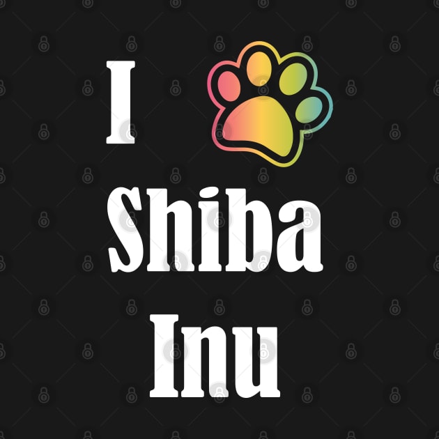 I Heart Shiba Inu | I Love Shiba Inu by jverdi28