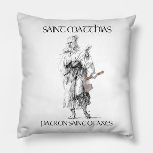 St. Matthias | The Axe Shoppe Pillow