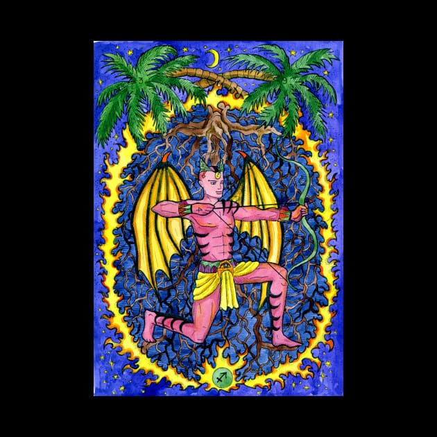 Sagittarius (Archer). Zodiac Design. by Mystic Arts