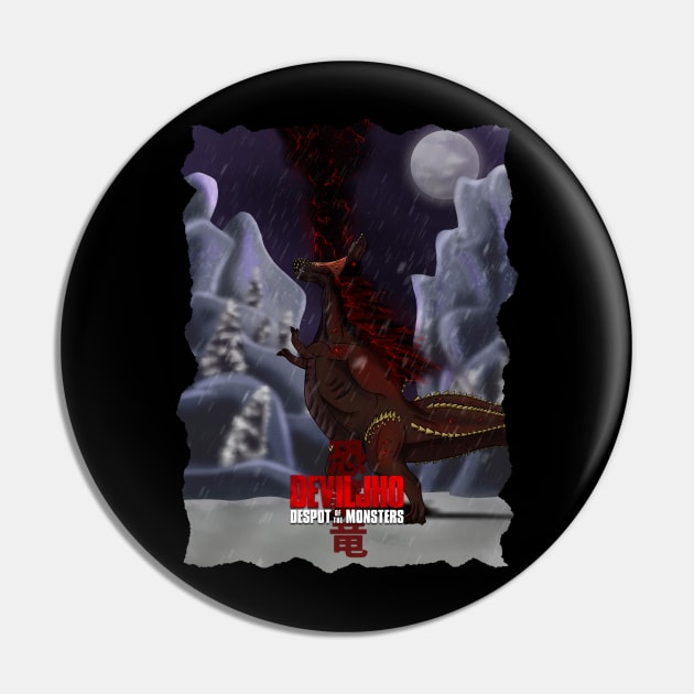 Deviljho: Despot of The Monsters - Savage Version Pin by Jblumdesigns