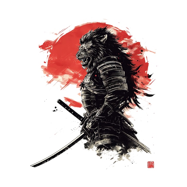 samurai lion by enzo studios