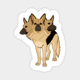 German Shepherd Cerberus Magnet