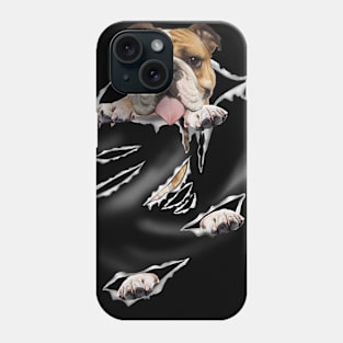 Bulldog Face Mask Phone Case