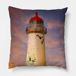 Talacre Lighthouse Wales Pillow