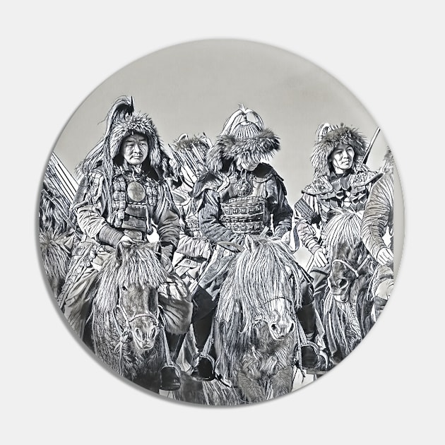 Mongolian Warrior 4 Pin by Art by Awais Khan