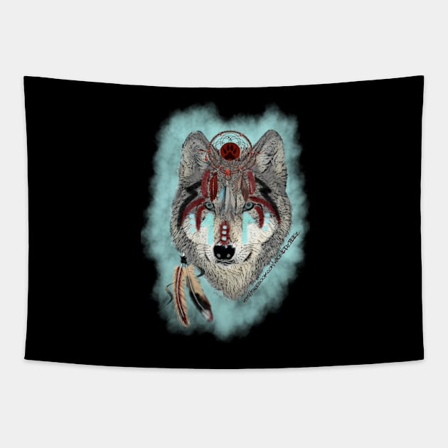 Wolf Tapestry by Wicked9mm