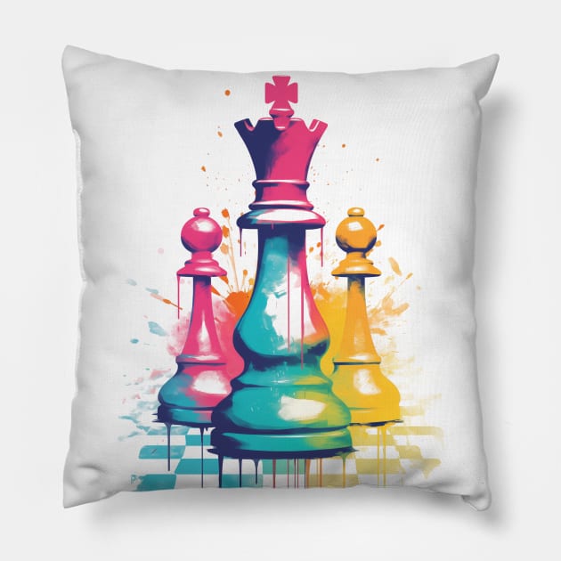 King & Bishops Pillow by TNM Design