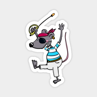 Pirate Mouse Magnet