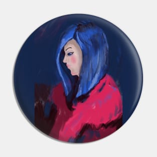 Portrait  of a stranger Pin