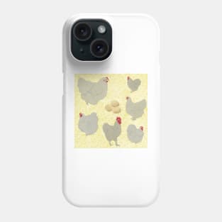 Lavender Orpington Chicken Pattern Phone Case