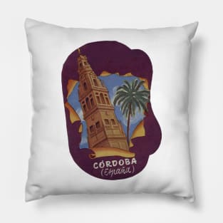 Spain Córdoba Cathedral Travel Pillow