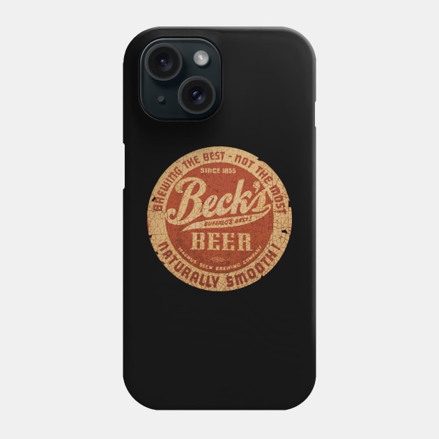 Becks Beer vintage Phone Case by Midcenturydave