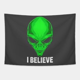 Alien Head - I Believe Tapestry