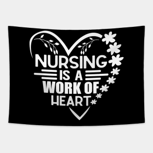Nursing Is a Work Of Heart, International Nurses Day Tapestry