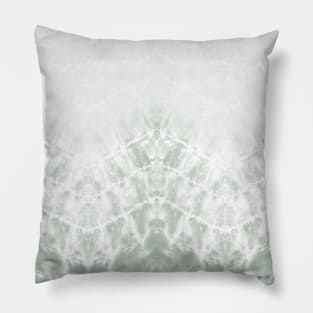 Sage Zig-Zag Tie-Dye Pillow