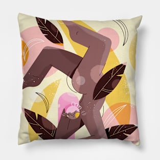 Fruit Ladies yoga banana Pillow