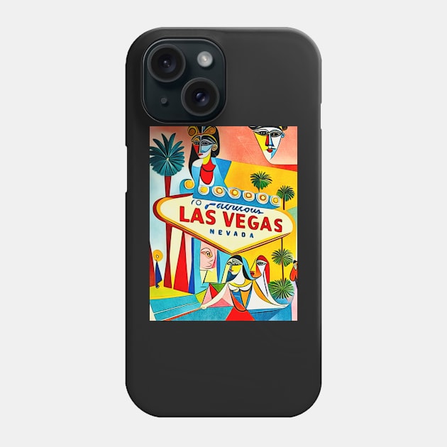 LAS VEGAS, globetrotters Phone Case by Zamart20