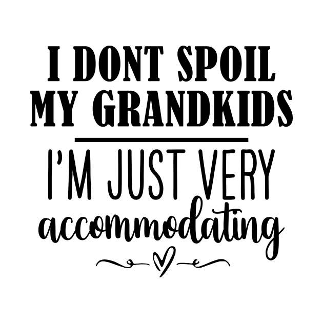 Funny Grandma Shirt, I Dont Spoil My Grandkids, Im Just Very Accommodating, Nana Tee, Gifts for Grandma by Y2KSZN