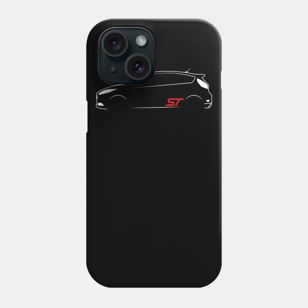 Ford Fiesta ST vector Phone Case by AliceEye555
