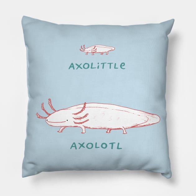 Axolittle Axolotl Pillow by Sophie Corrigan