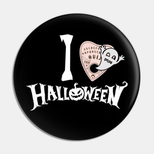 I Heart Halloween Pin