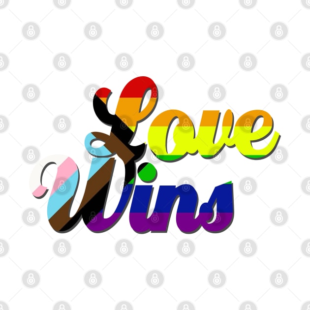 Love Wins Diverse Pride Flag by Xanaduriffic