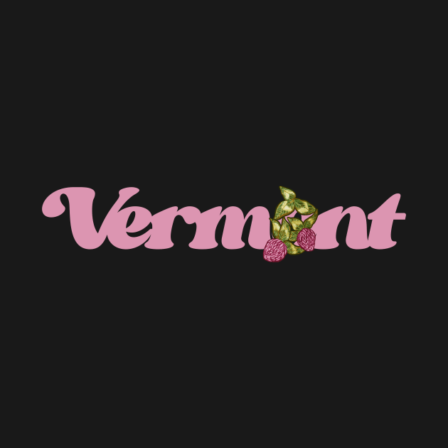 Vermont Proud Red Clover State Flower by bubbsnugg