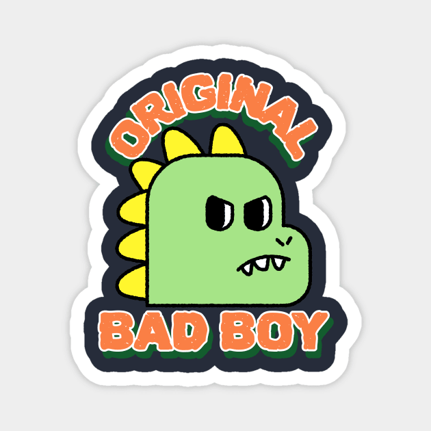 Original Bad Boy Cute Dino Magnet by TV Dinners