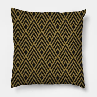 Golden triangle pattern Pillow