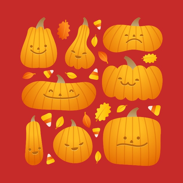 Funny Halloween Pumpkins by Voysla