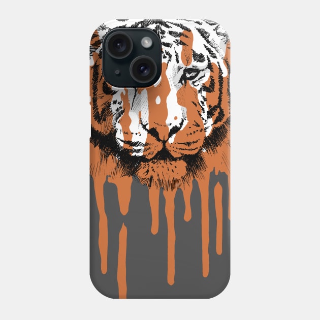 Melting Tiger Phone Case by JFells