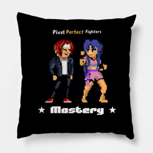 Pixel Perfect Fighters Retro Style Mastery, pixel games Pillow