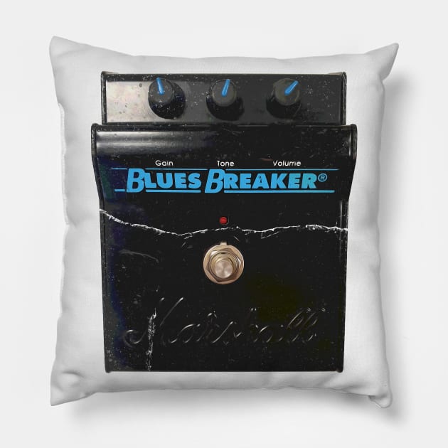 BluesBreaker Pillow by wallofgreat