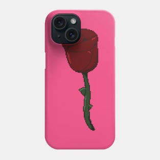 Pixel Rose Phone Case