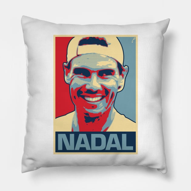 Nadal Pillow by DAFTFISH