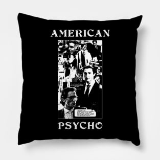 american psycho grunge Pillow