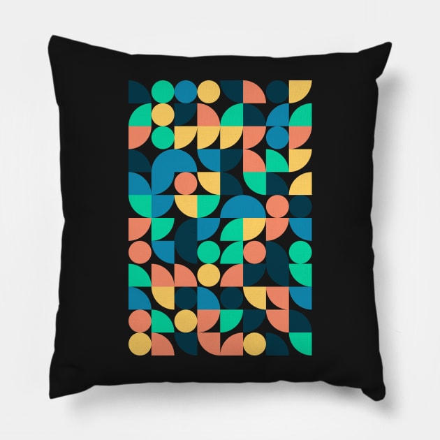 Rich Look Pattern - Shapes #15 Pillow by Trendy-Now