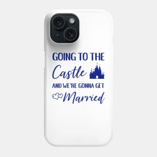 Going to the Castle - Blue Phone Case