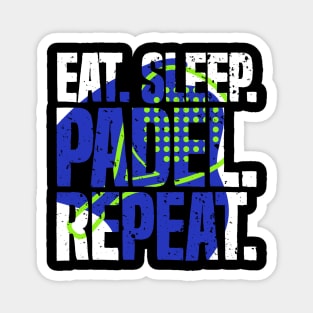 Eat Sleep Padel Repeat Sports Game Fan Magnet