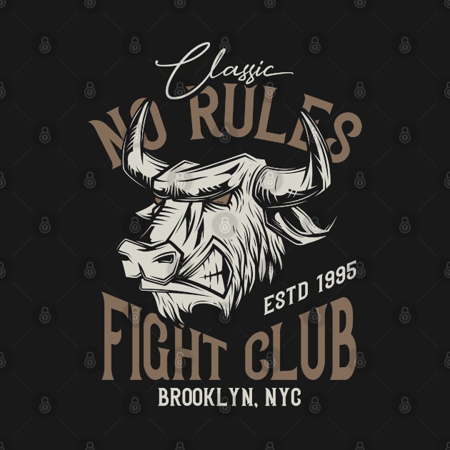 Classic No Rules Fight Club by JabsCreative