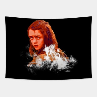 Mysterious Woman Tapestry