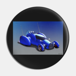 Grobo-car - "Hot Rod of the Future" Pin