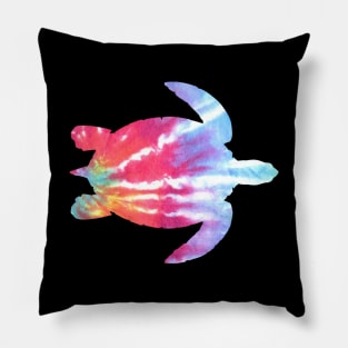 Tie Dye Turtle Pillow