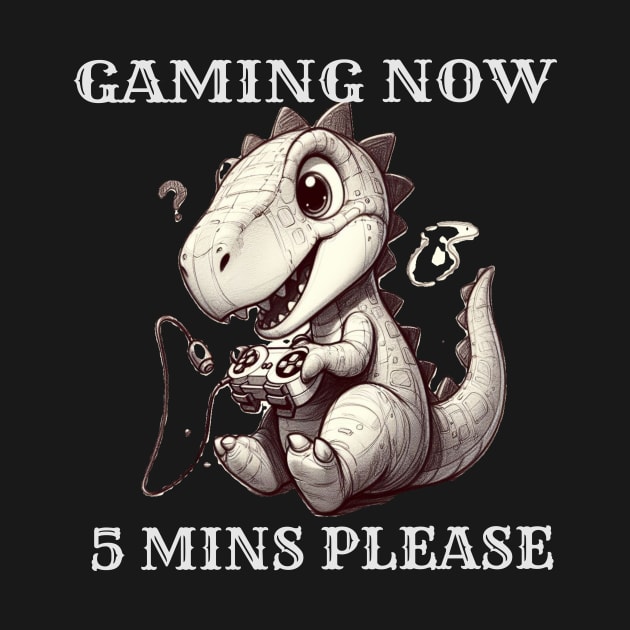 Funny Dinosaur Dragon Dad Video Game by fantastic-designs