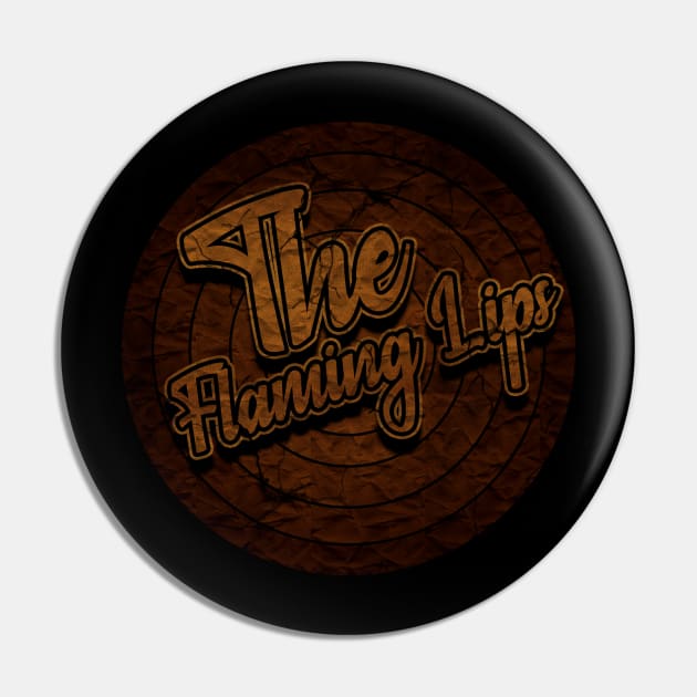 Circle Retro The Flaming Lips Pin by Electric Tone