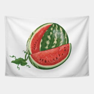 Juicy Watermelon Slice Tapestry