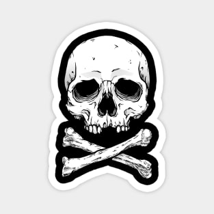 Skull and Bones Magnet