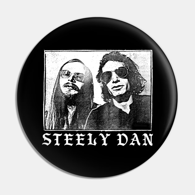 Steely Dan \/\/ Retro Style Faded Design Pin by DankFutura