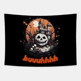 Buuhhhh-Halloween Haunt Tapestry