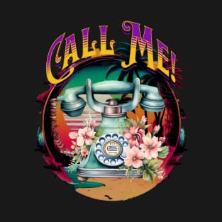 Call Me Vintage Phone T-Shirt